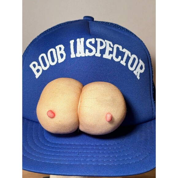 Vintage “Inspector” Novelty Funny Trucker Hat Snapback Mesh - Picture 2 of 9